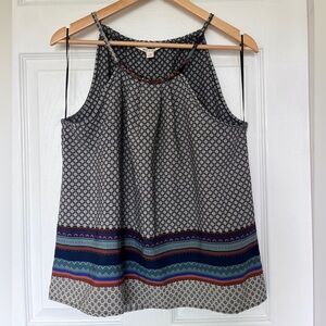 Anthropologie Mi Ami Geometric Beaded Top